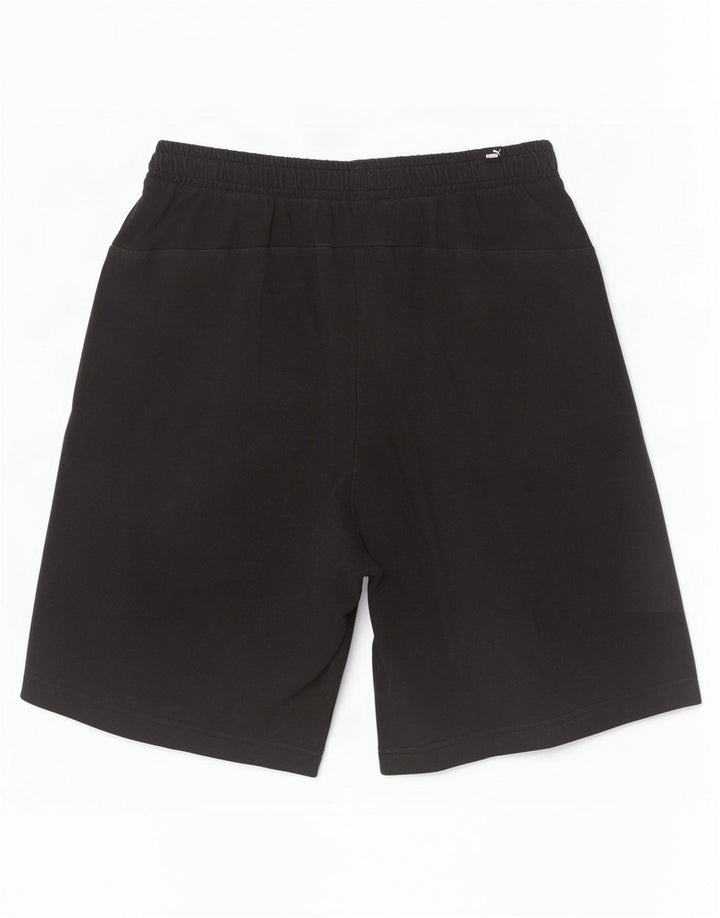 Puma Shorts deportivos gráficos para hombre Algodón negro mediano