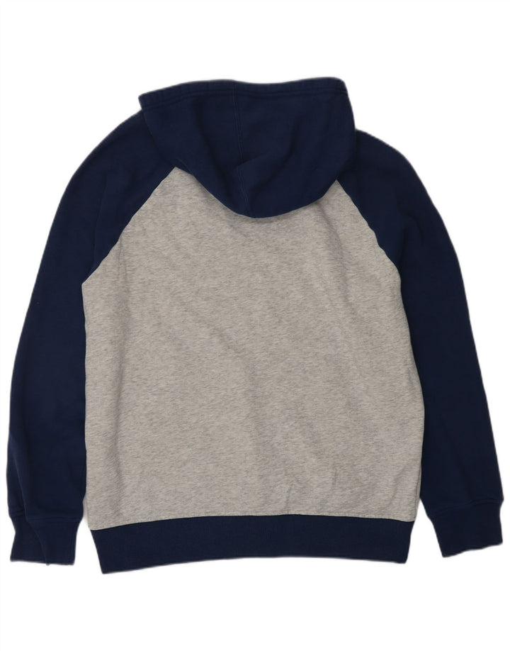 HURLEY Hombre Sudadera con capucha Jumper Gris Medio Algodón Colorblock