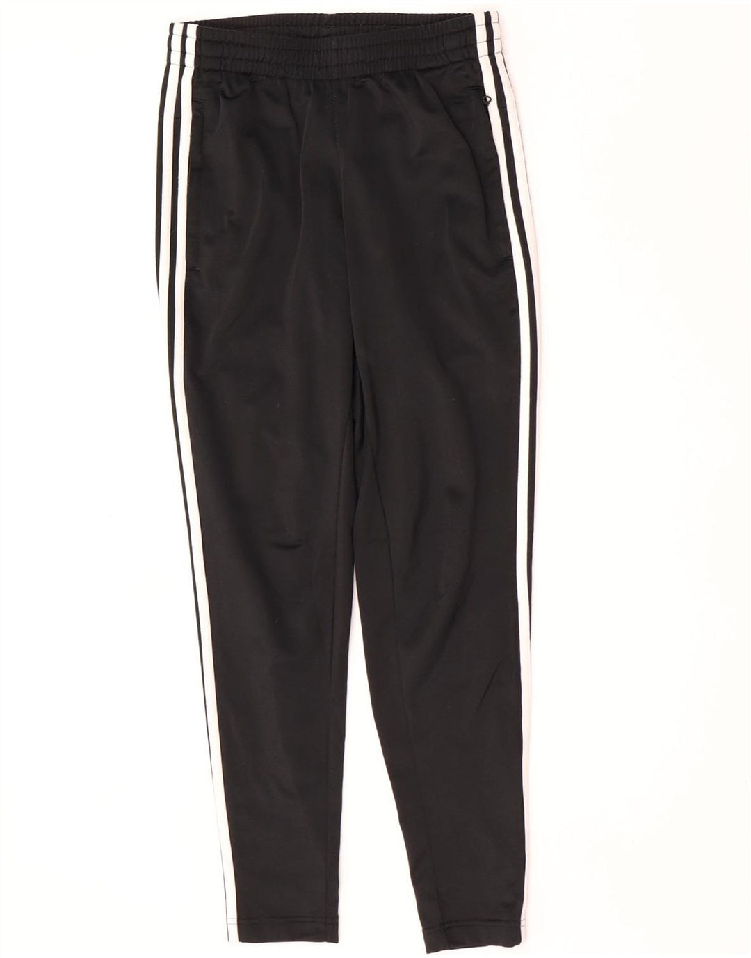Adidas Pantalones de chándal para mujer UK 4/6 XS Negro Poliéster