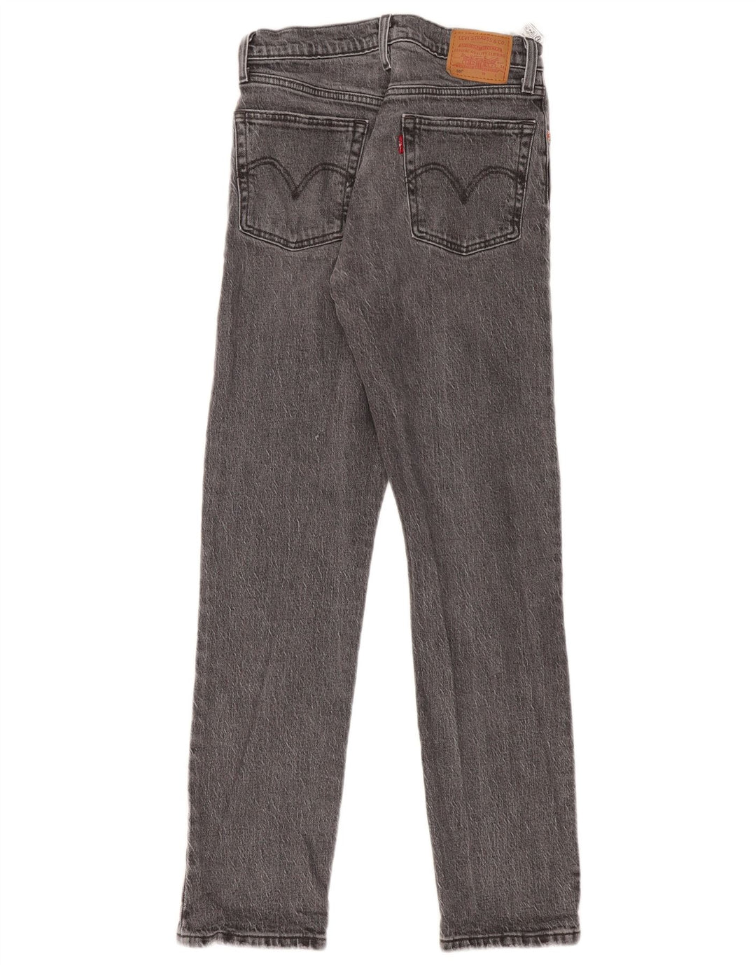Levi's Mujer 501 Vaqueros Rectos W26 L30 Algodón Gris