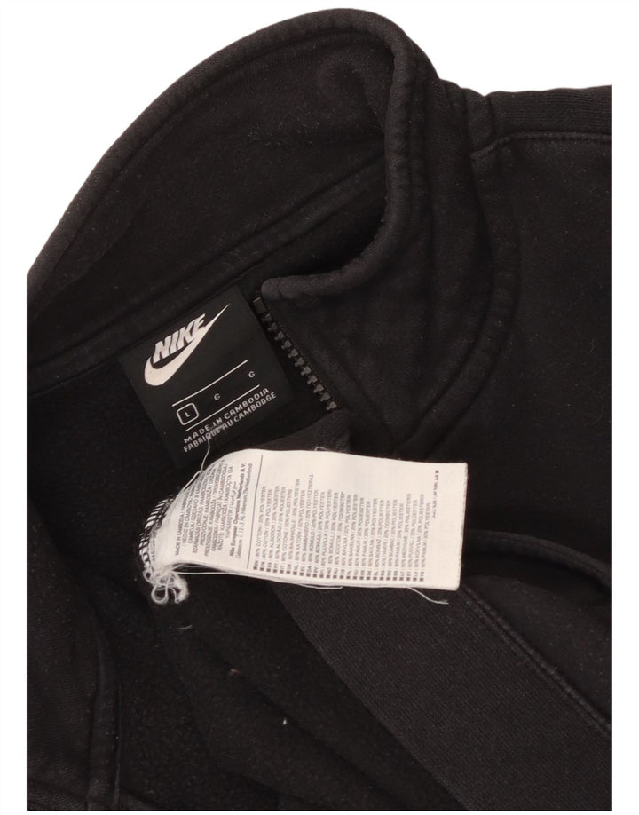 Nike - Chaqueta de chándal para hombre, talla grande, algodón negro