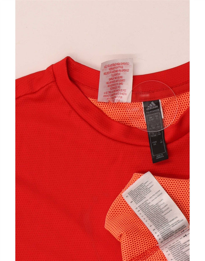 Adidas Camiseta Niño Top 13-14 Años Rojo Poliéster