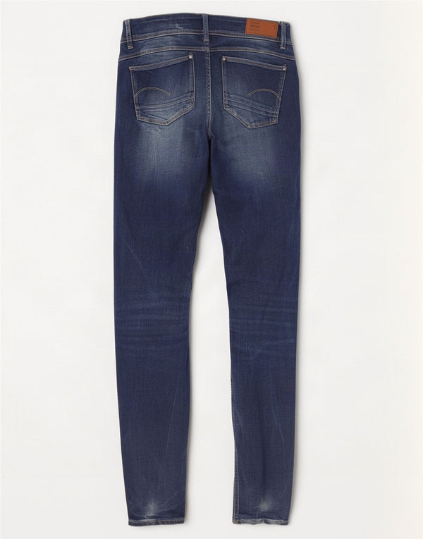 Vaqueros ajustados de talle medio Lynn para mujer de G-Star W27 L30 Algodón azul