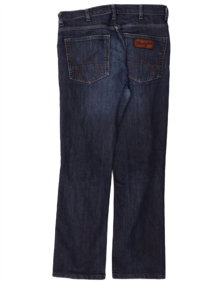 WRANGLER Vaqueros rectos elásticos Arizona para hombre W32 L28 Algodón azul