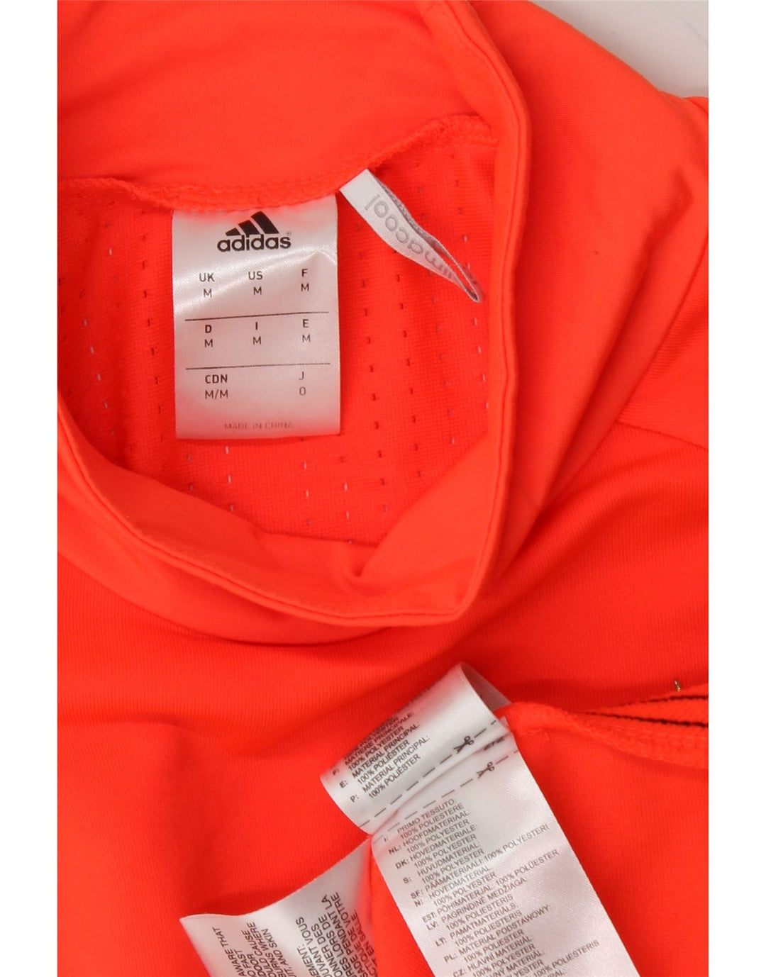 ADIDAS Hombre FC Bayern München Camiseta Manga Larga Poliéster Naranja Mediano