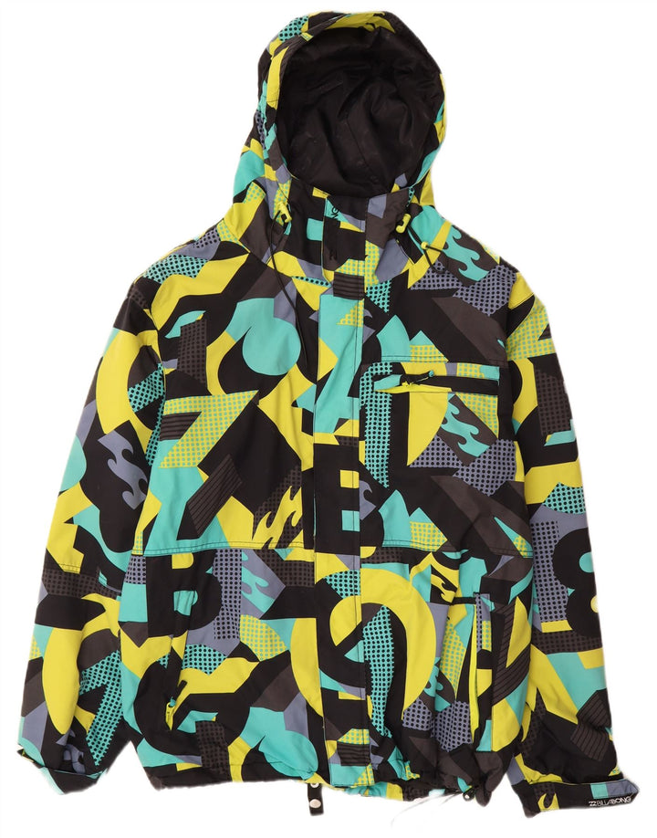 BILLABONG Chaqueta cortavientos para hombre UK 38 Mediana Multicolor Geométrica