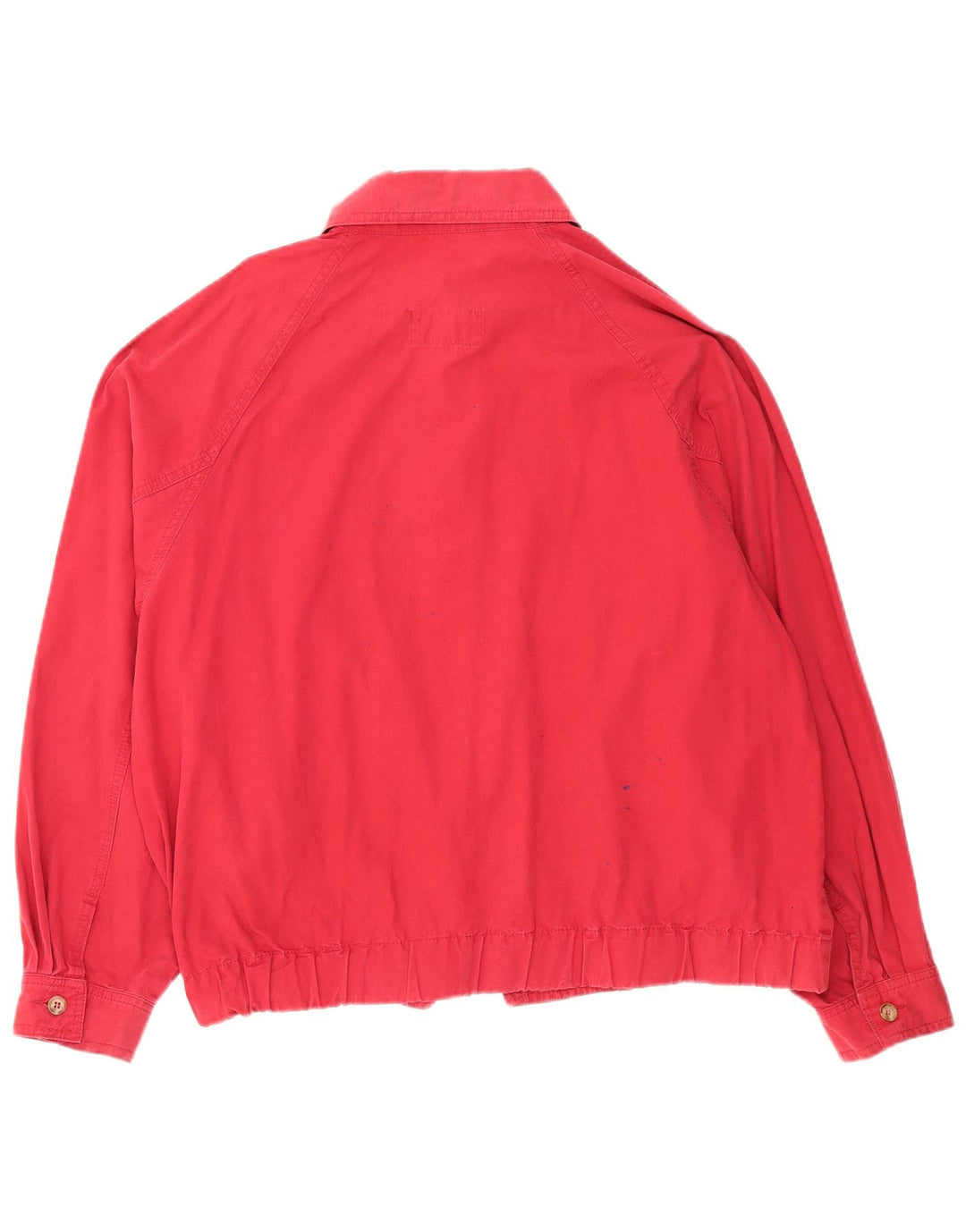 James Dillon Chaqueta bomber holgada para hombre Reino Unido 38 Algodón rojo mediano