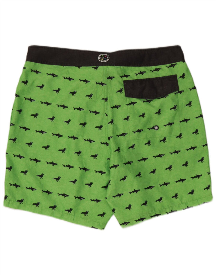 MAUI AND SONS Shorts De Bañador Estampados De Algodón Verde Medio Hombre