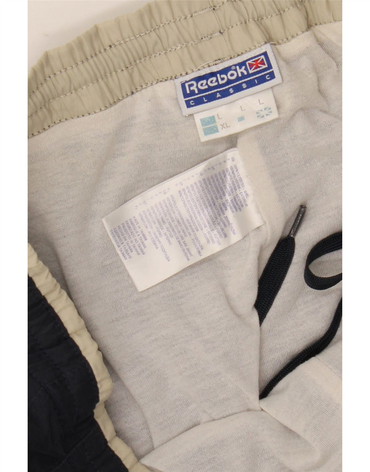 Pantalón Reebok Hombre Chándal Grande Azul Marino Poliéster