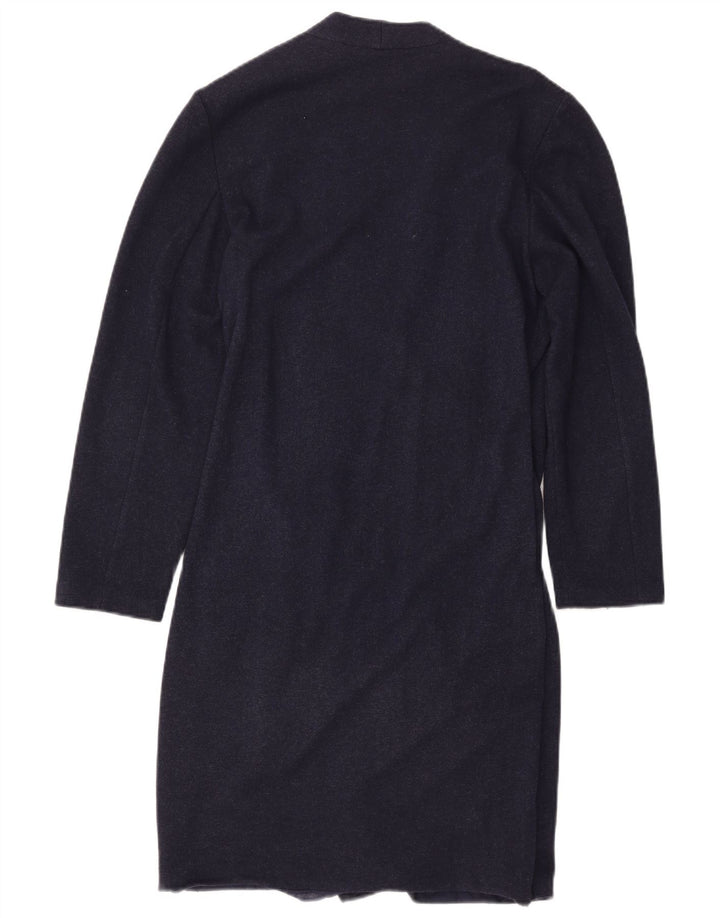 Gianfranco Ferre Vestido recto de manga larga para mujer UK 44 Azul marino mediano