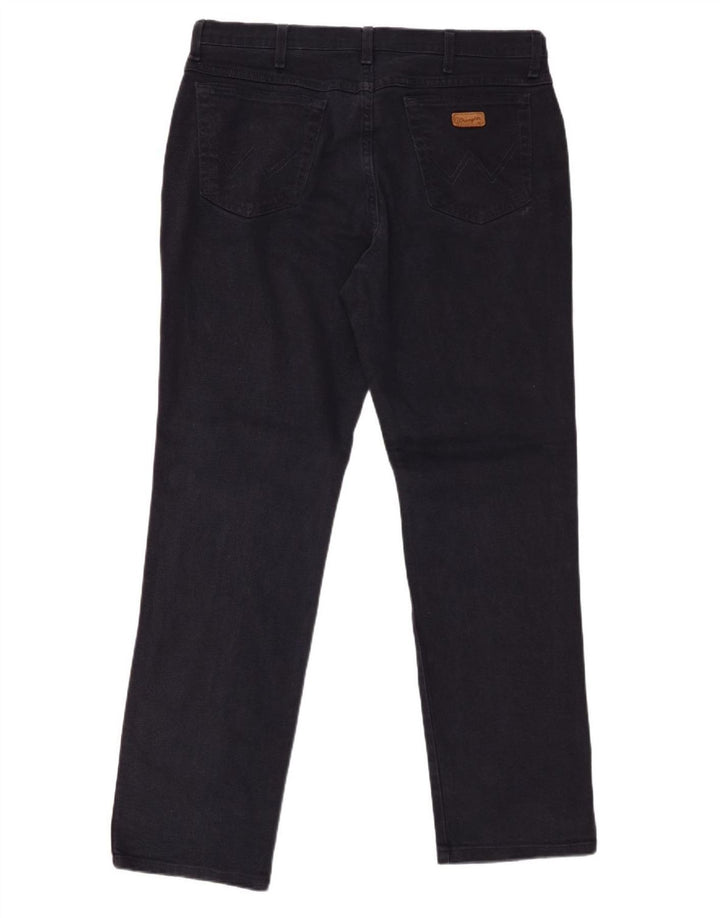 WRANGLER Vaqueros rectos Texas para hombre W38 L34 Algodón azul marino