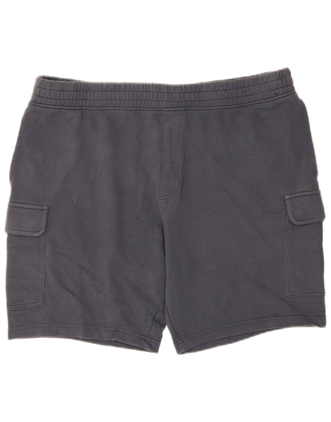 Marks & Spencer Pantalones cortos deportivos de ajuste regular para hombre XL Algodón gris