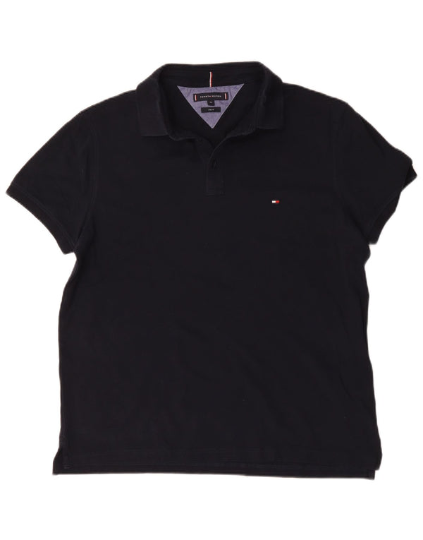 Tommy Hilfiger Polo Slim Fit para Hombre XL Algodón Azul Marino