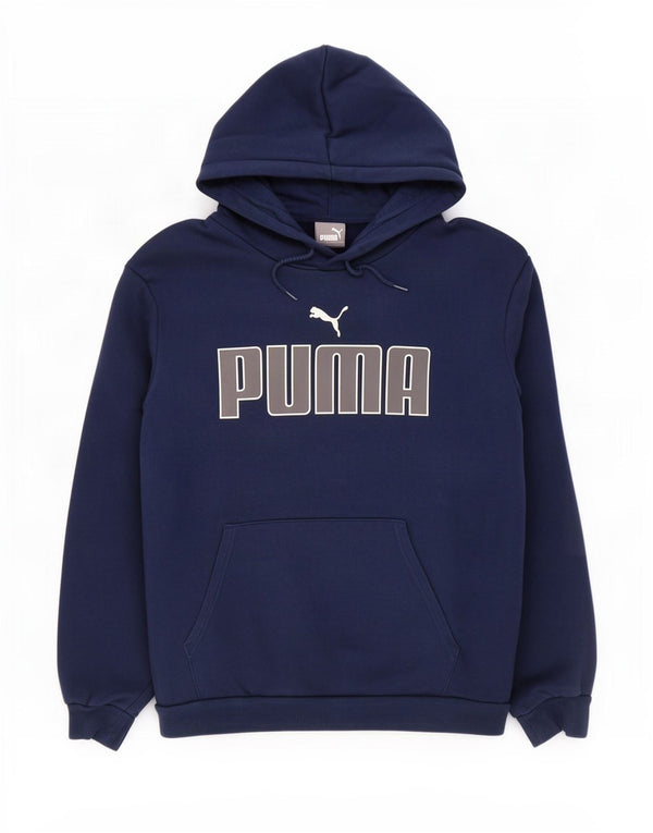 Puma - Sudadera con capucha para hombre, talla 3XL, algodón azul marino