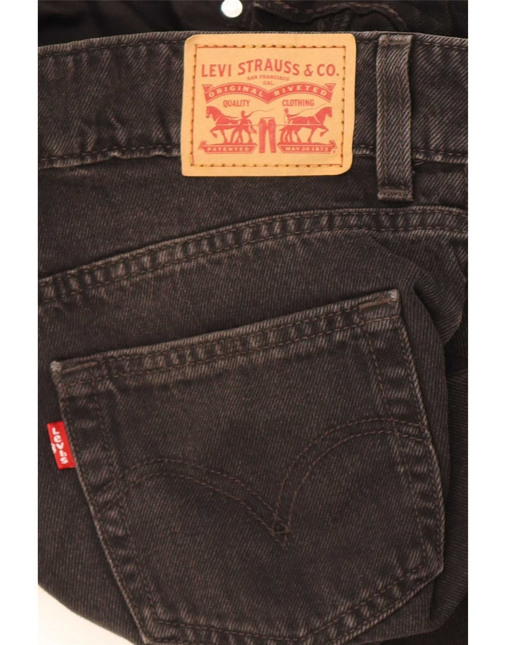 Levi's Vaqueros De Pierna Ancha Para Mujer W24 L32 Negro