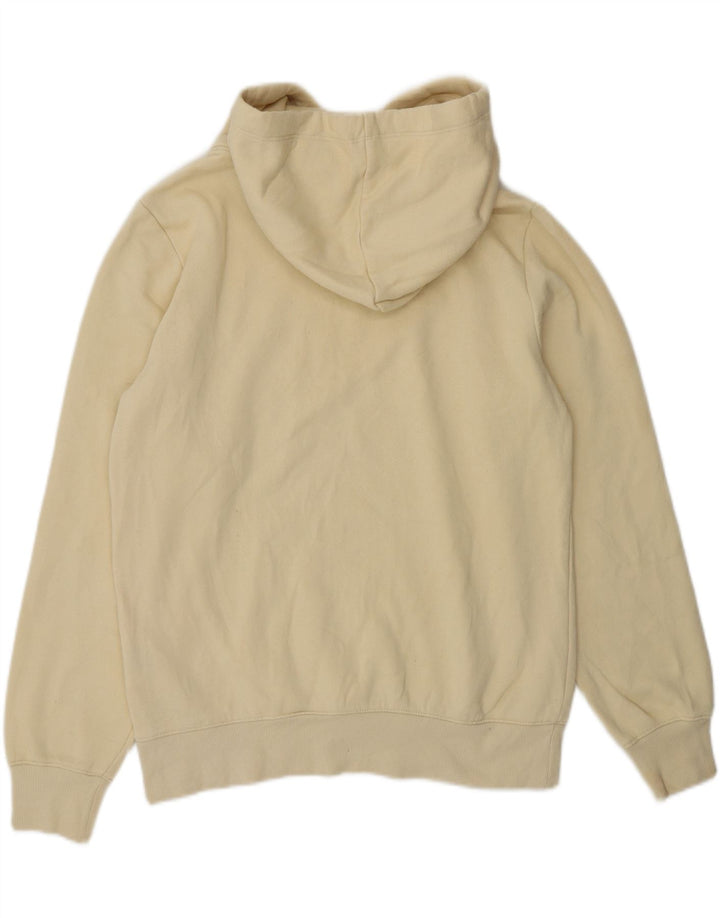 CHAMPION Jersey con capucha gráfico para mujer Reino Unido 14 Algodón beige medio