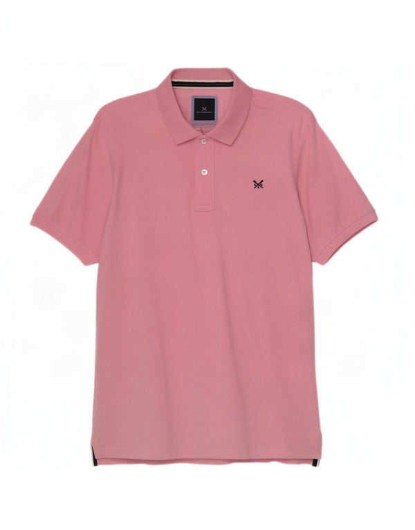 Crew Clothing Polo para hombre 2XL Algodón rosa