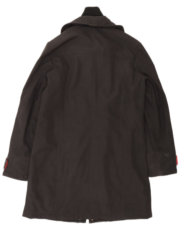 TOMMY HILFIGER Abrigo cortavientos para mujer UK 46 Grande Poliéster negro