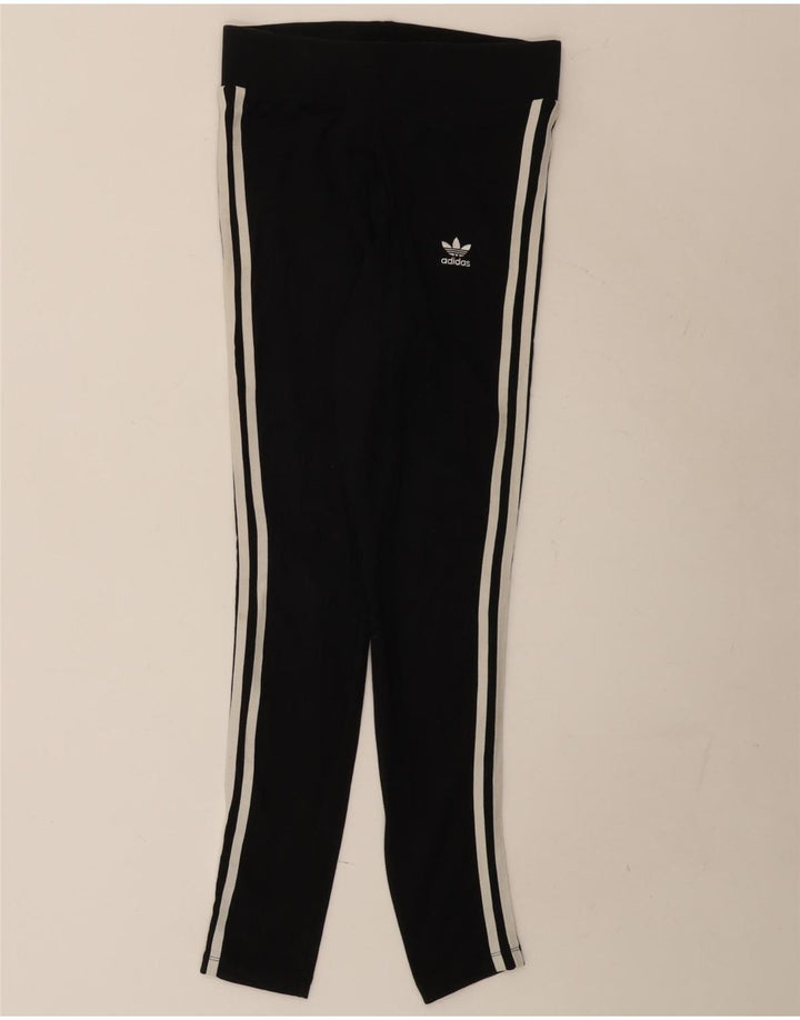Adidas Leggings para mujer Reino Unido 10 Pequeño Algodón Negro