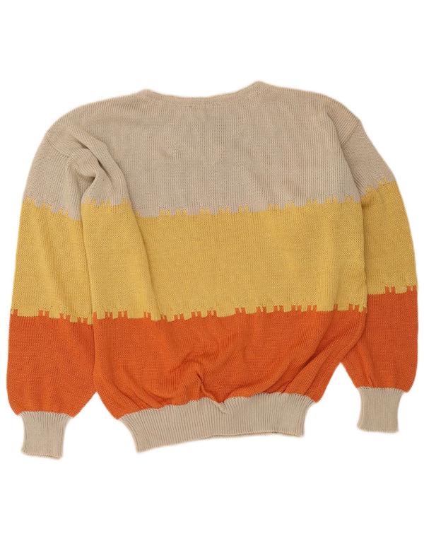 I Maschi Jersey de mujer con cuello barco IT 48 XL Multicolor Colorblock