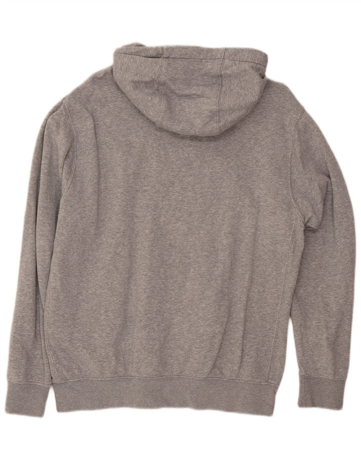 Nike Hombre Sudadera Con Capucha Gráfica Jersey De Algodón Gris Medio