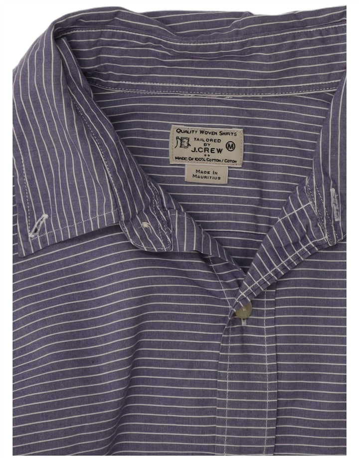 J. CREW Camisa para hombre de algodón a rayas en color morado medio