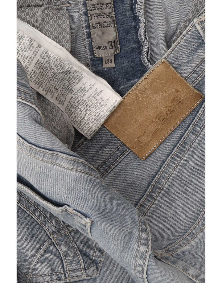 Vaqueros ajustados para hombre Gas W31 L29 Algodón azul