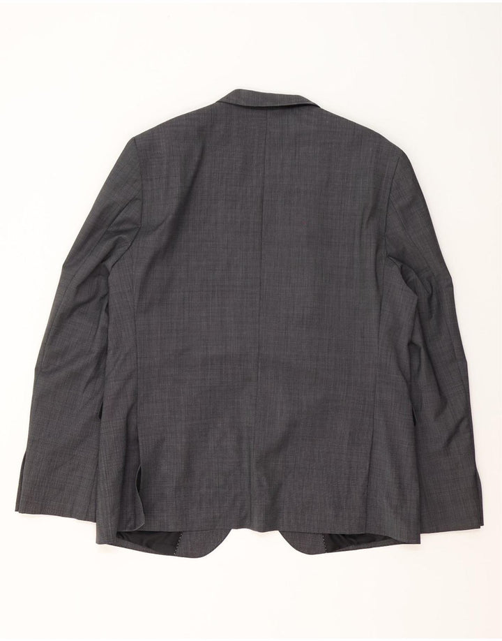 S.Oliver Traje de 2 botones para hombre UK 46 3XL W38 L32 Poliéster gris