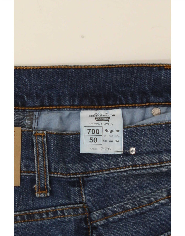 Carrera Jeans rectos para hombre 700 W34 L30 Algodón azul
