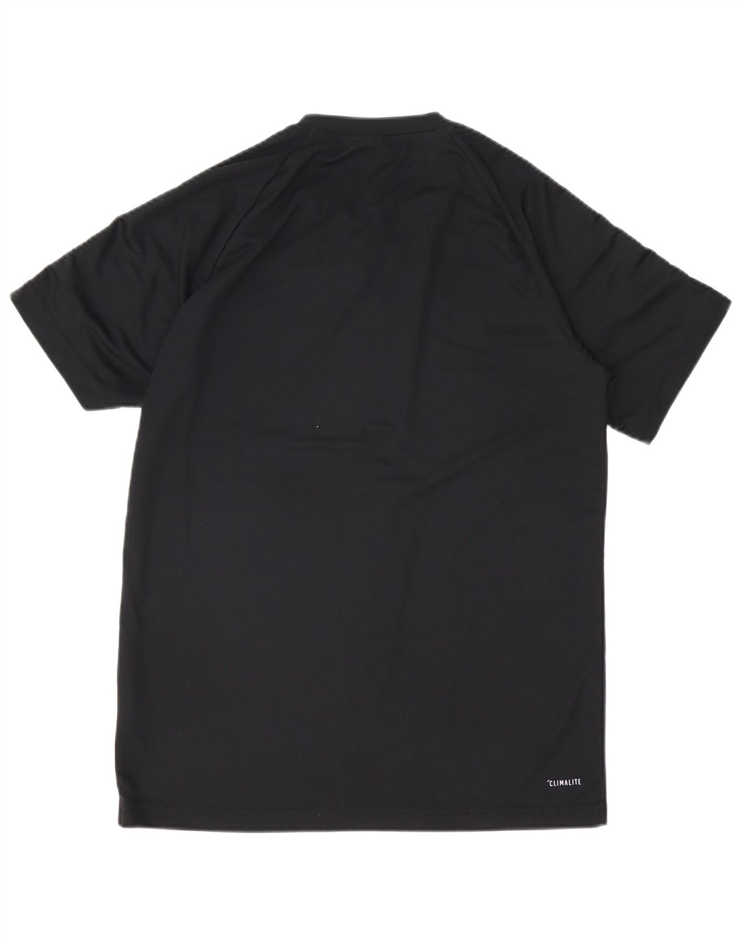 Adidas Mens Climalite Camiseta Top Medio Negro Poliéster