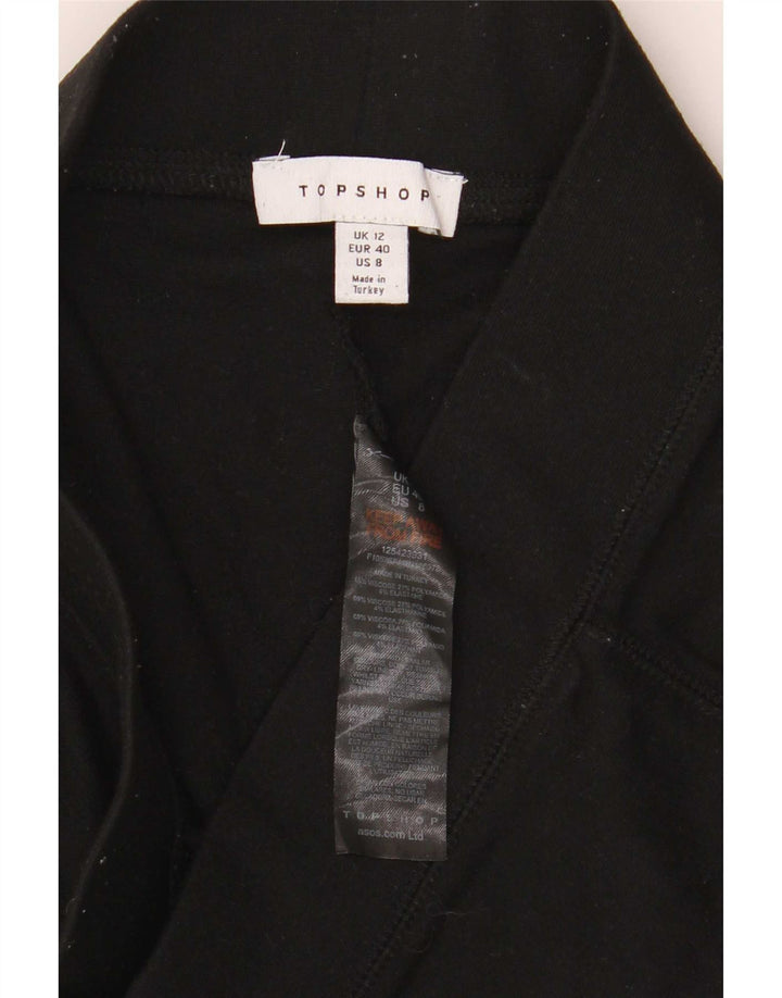 Topshop Leggings para mujer UK 42 Medium Viscosa negra