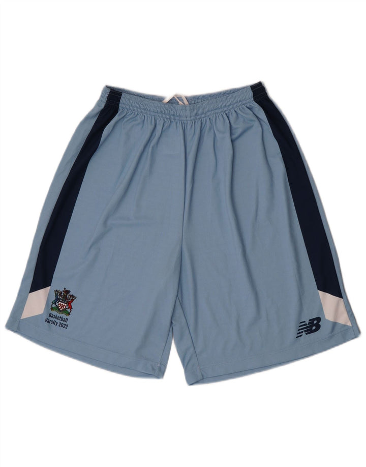 New Balance Shorts deportivos para hombre Small Blue Colourblock Poliéster