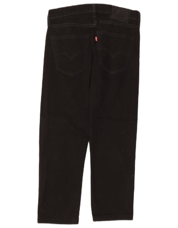Levi's Vaqueros rectos recortados 514 para hombre W31 L24 Algodón negro