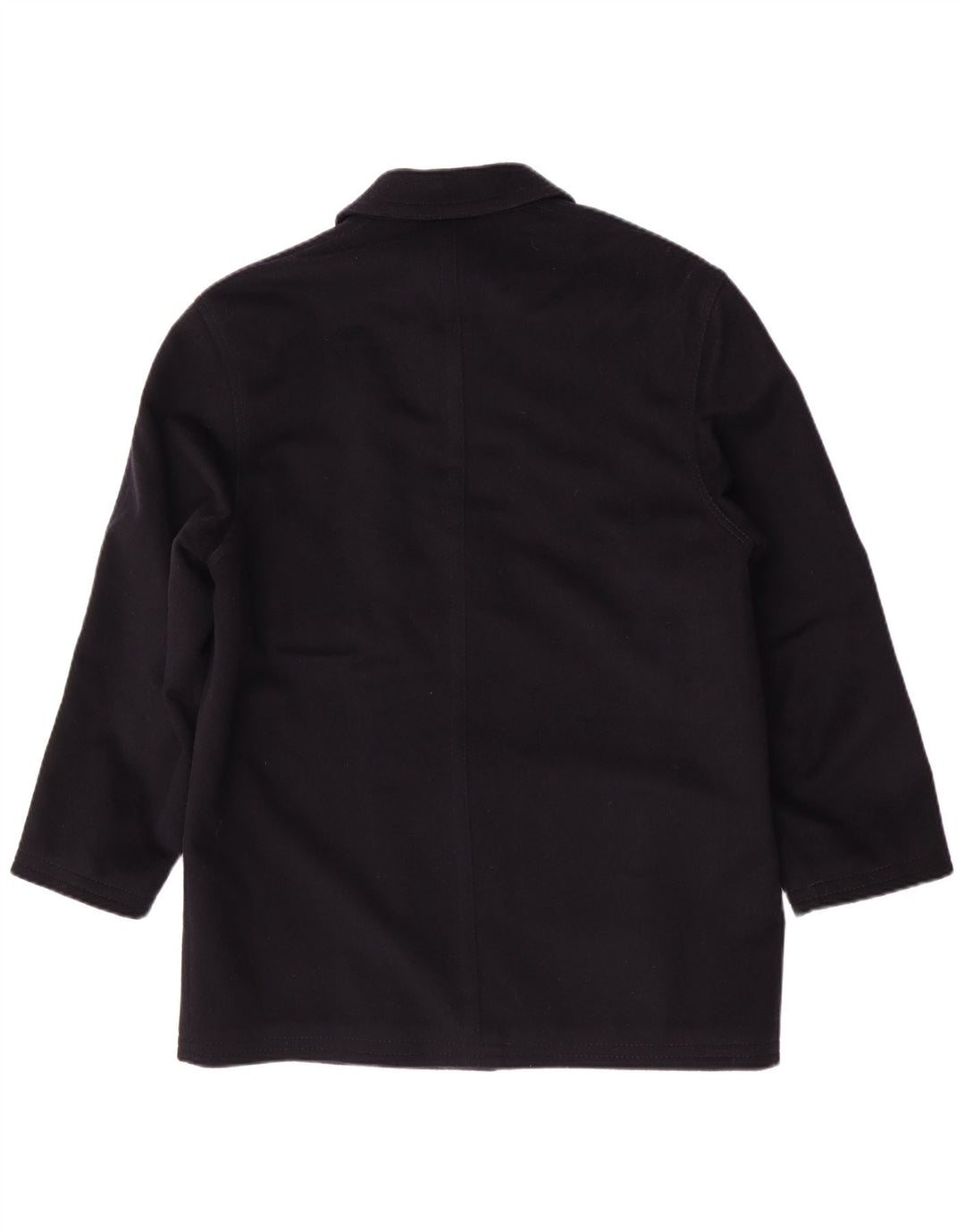 Rehbochloden Abrigo para hombre IT 46 Small Lana azul marino