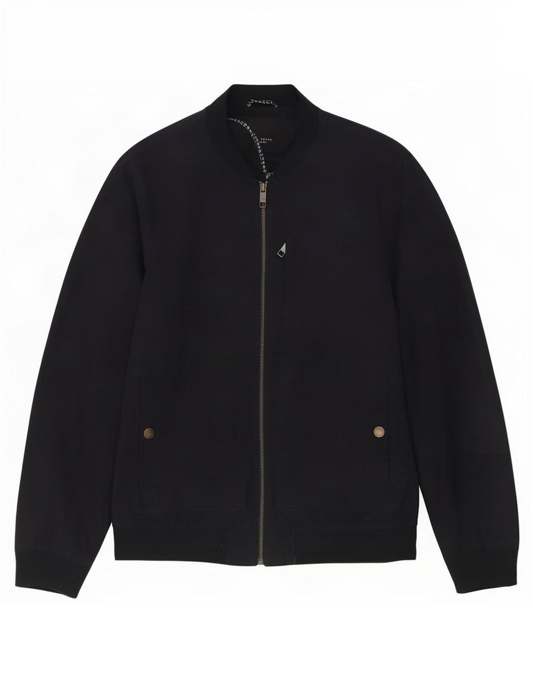 Ted Baker Chaqueta Bomber para Hombre Talla 6 2XL Poliéster Azul Marino