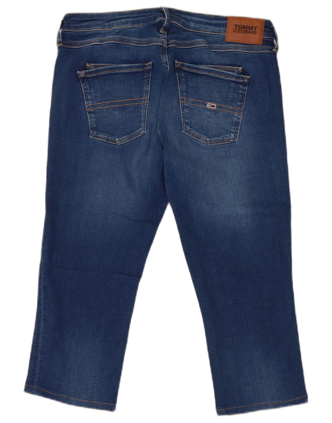 Tommy Hilfiger Jeans Capri Mujer W30 L18 Algodón Azul