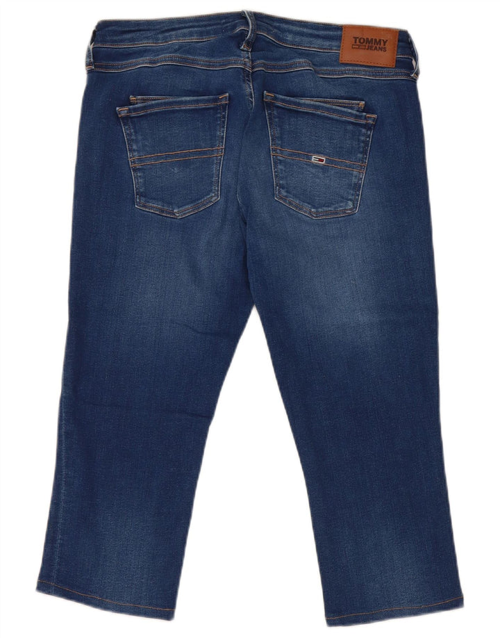 Tommy Hilfiger Jeans Capri Mujer W30 L18 Algodón Azul