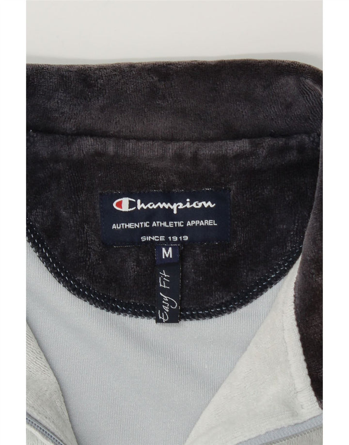 Champion Chaqueta de chándal de terciopelo para mujer UK 40 Azul medio