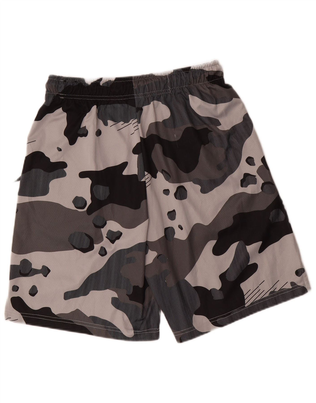 Pantalones cortos deportivos Nike Dri Fit para hombre Poliéster de camuflaje gris medio
