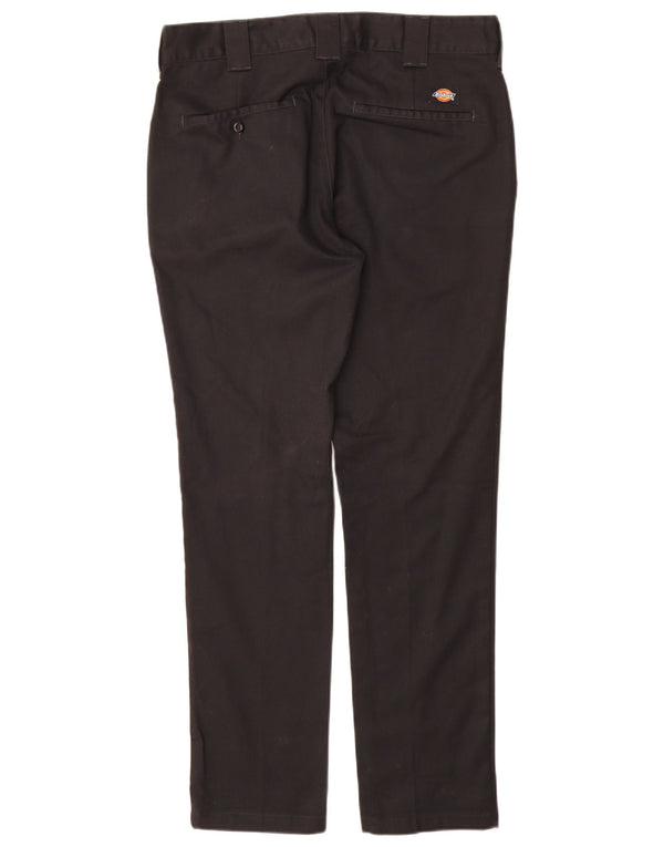 Dickies Pantalón chino ajustado para hombre W32 L32 Poliéster negro