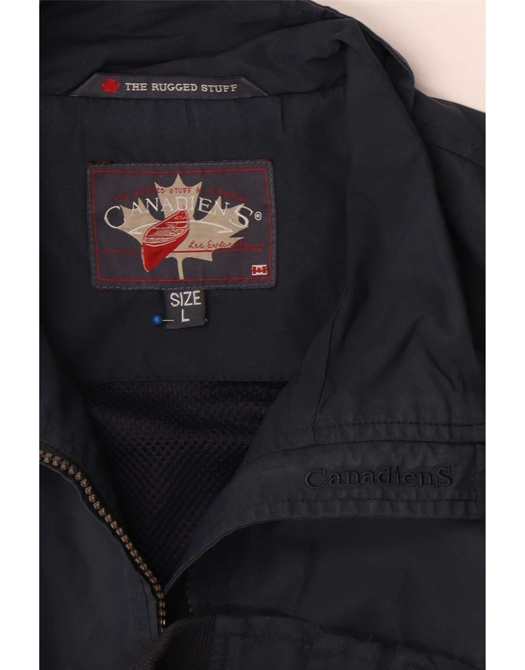 Canadiens Chaqueta Bomber para Hombre Reino Unido 40 Grande Azul Marino