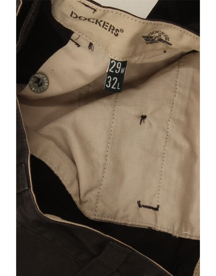 Dockers Pantalón chino recto para hombre W29 L32 Black