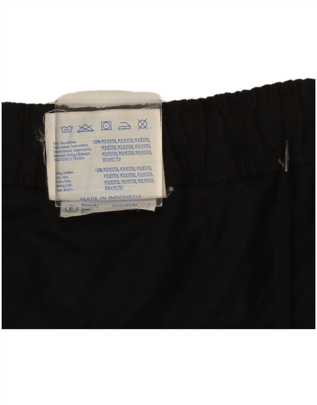 Champion Pantalones cortos deportivos para hombre poliéster negro grande