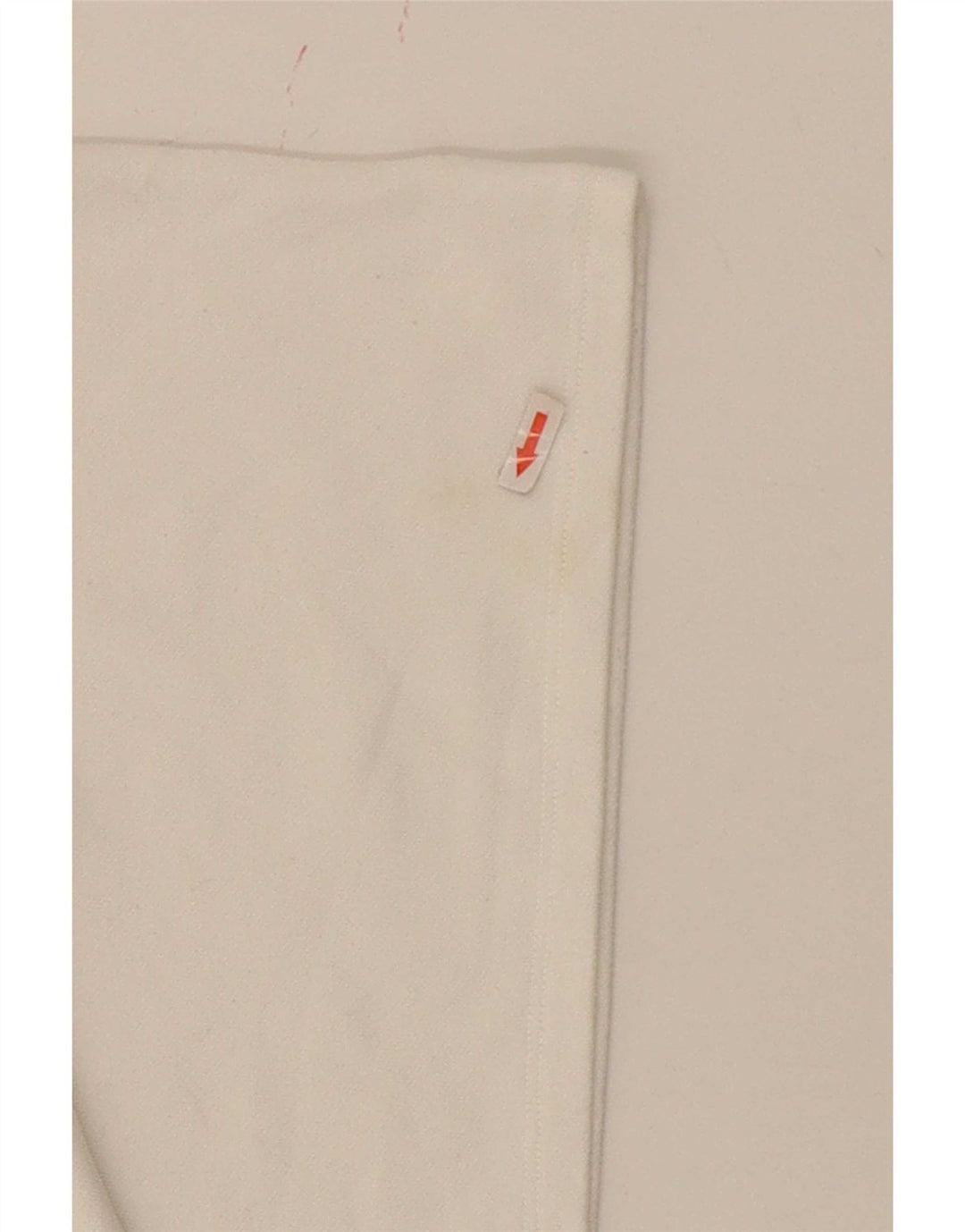 Champion Top corto con gráfico de gran tamaño para mujer, manga larga, talla 40, color blanco