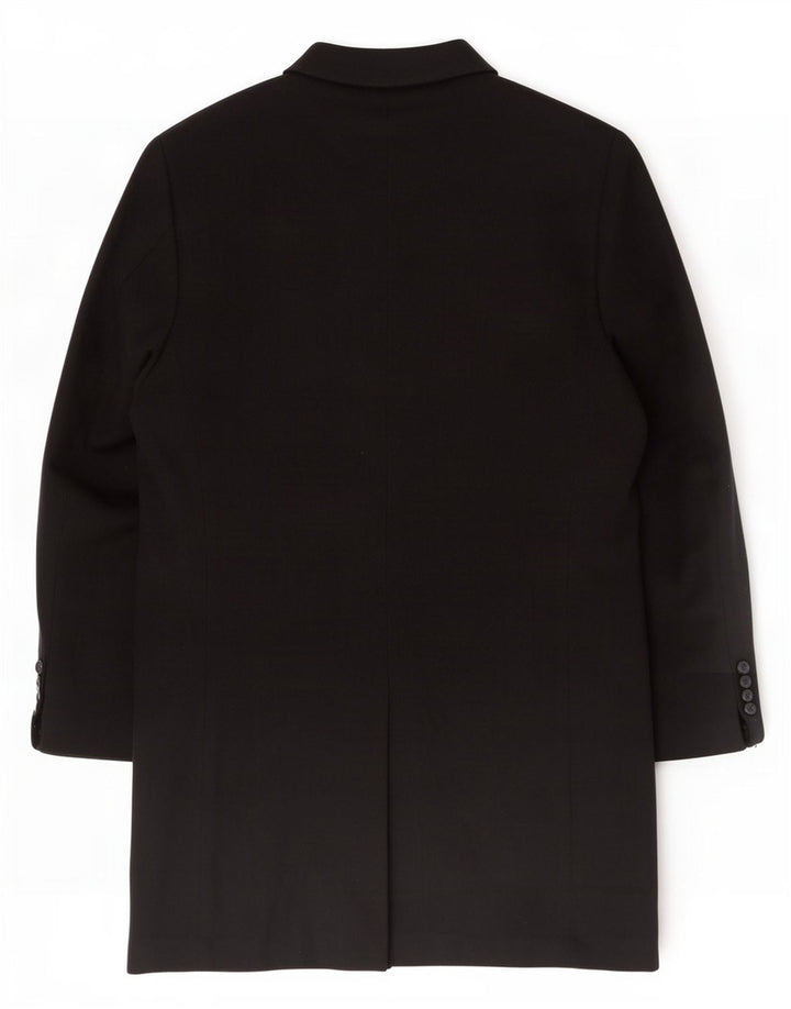 Pierre Cardin Abrigo para hombre IT 54 2XL Lana negra
