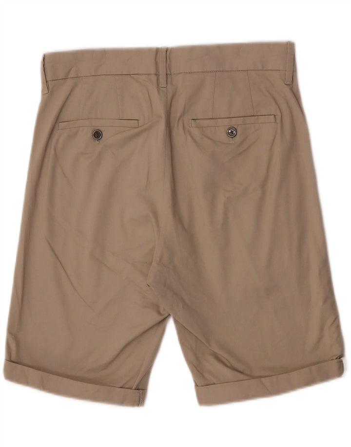 Calvin Klein Pantalones cortos chinos pegados para hombre W30 Beige medio