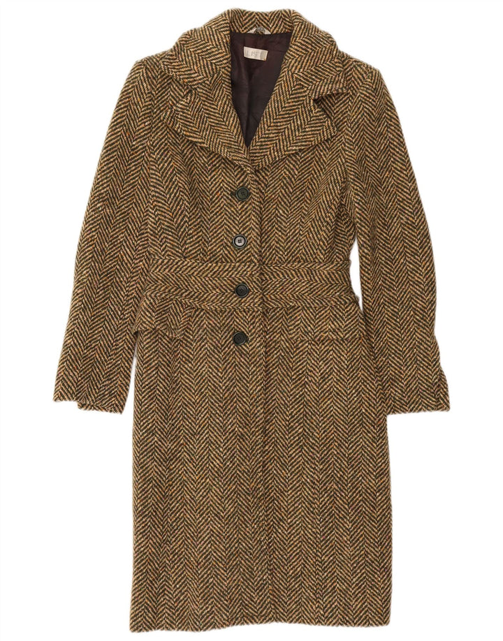 Abrigo vintage para mujer IT 42 Espiga mediana caqui
