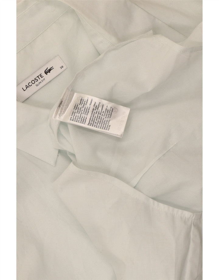 Camisa Lacoste Mujer Slim Fit Talla 36 Pequeña Algodón Verde