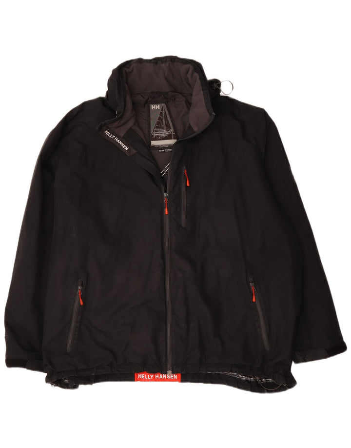 Helly Hansen Chaqueta cortavientos gráfica para hombre UK 46 3XL Poliéster negro