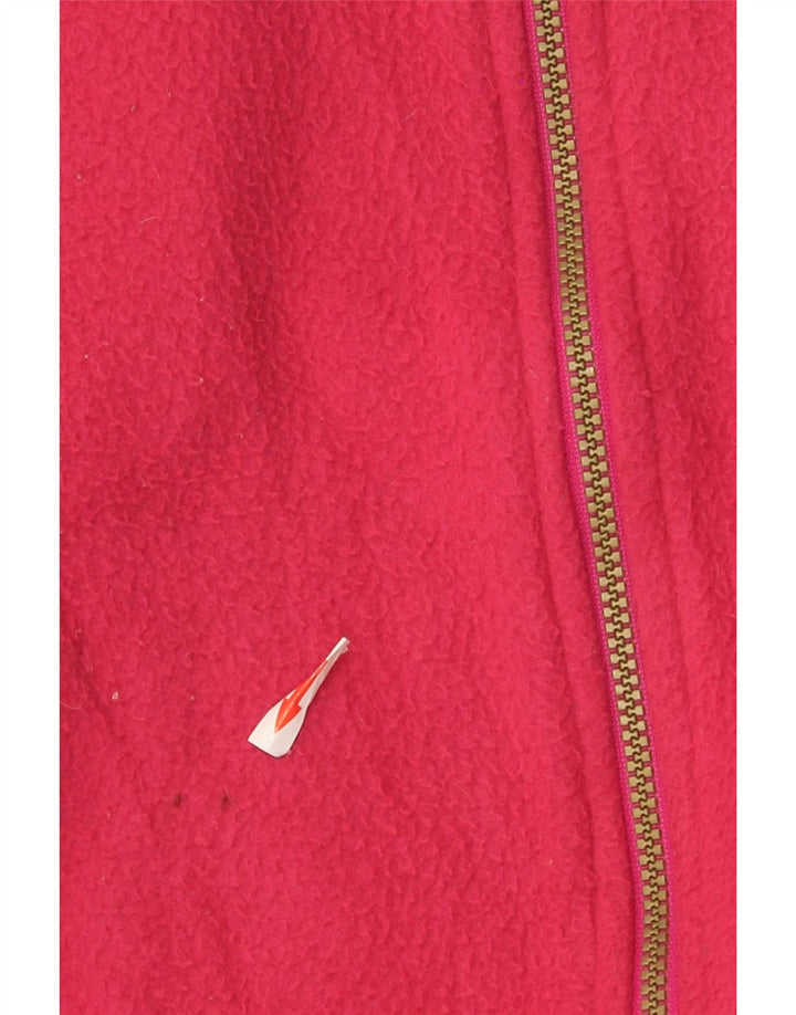 Santo Stefano Chaqueta polar para hombre UK 38 Poliéster a cuadros rosa medio